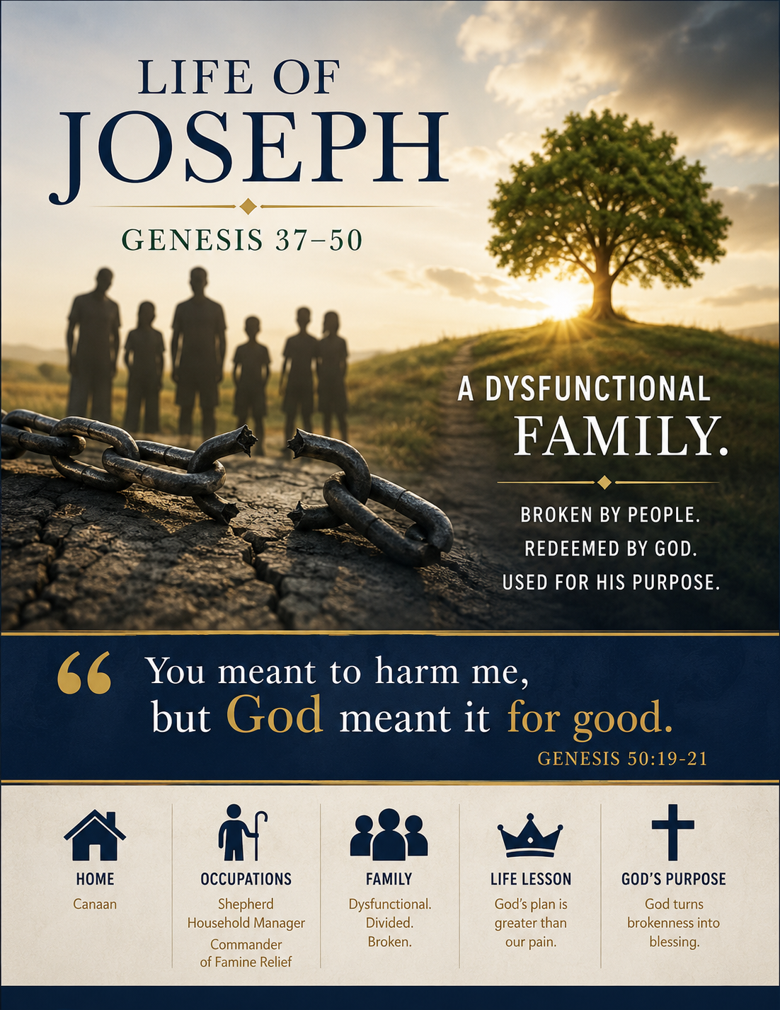 Life of Joseph Bible Study | Overcoming a Dysfunctional Family | Old Testament Unit