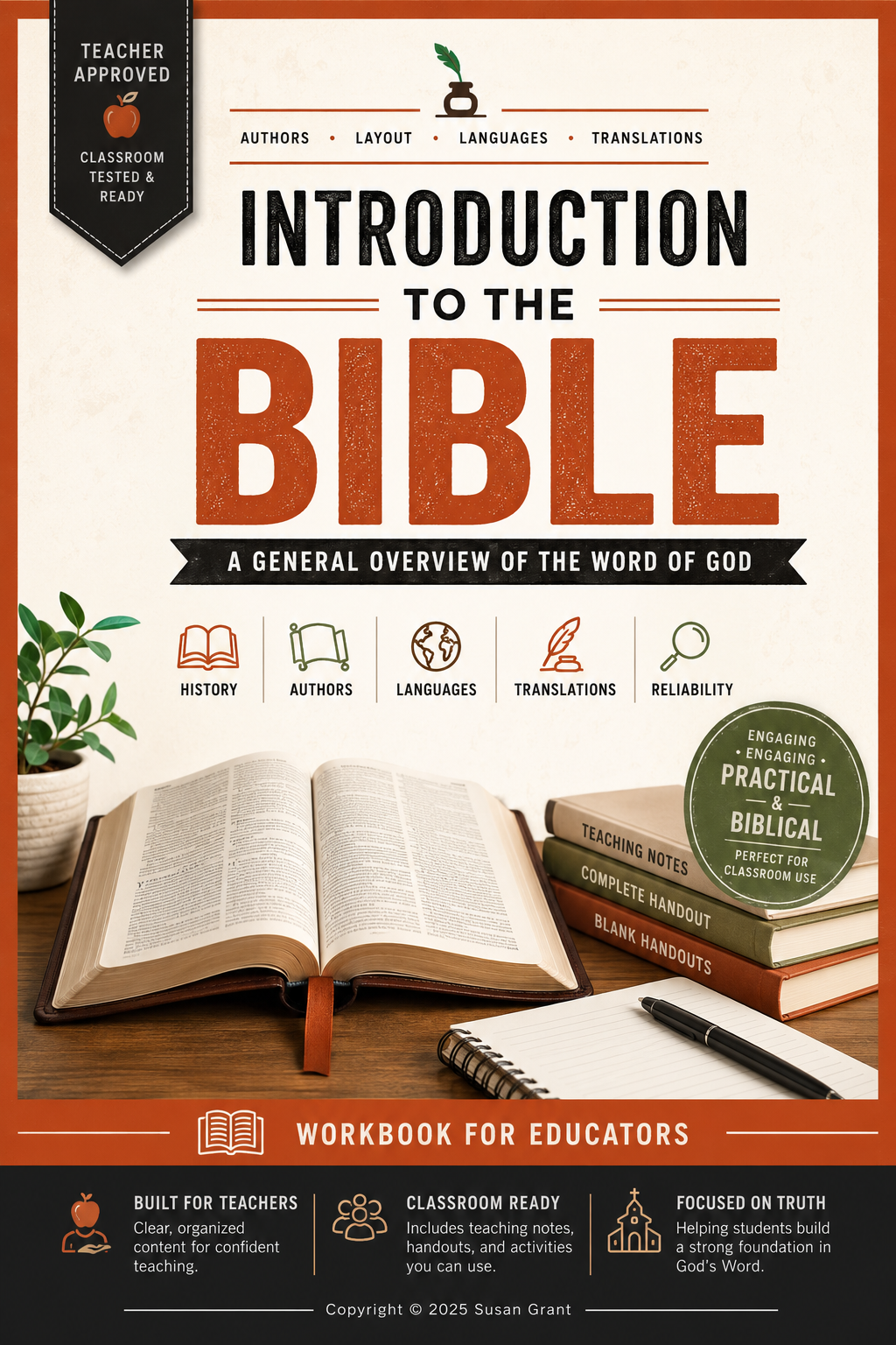 Intro to the Bible | Bible Overview Activity Pack for Teachers & Homeschoolers