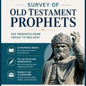 Survey of the Old Testament Prophets | Bible Study Worksheets | Printable Lessons for All Ages