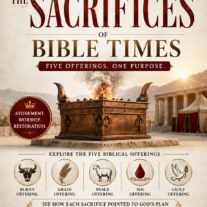 Sacrificial System of the Old Testament | Bible Study on Offerings and Worship | Printable Lessons for All Ages
