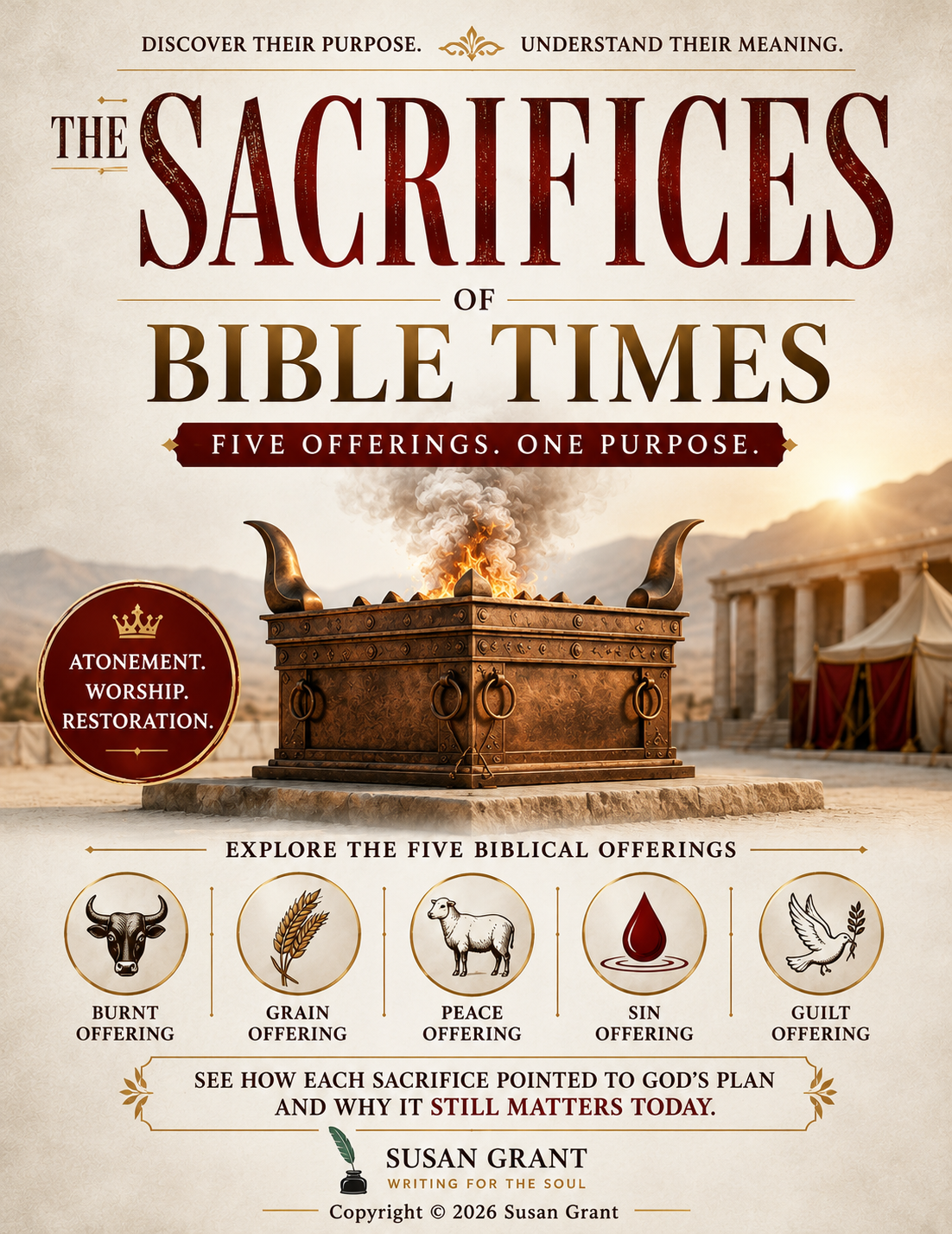 Sacrificial System of the Old Testament | Bible Study on Offerings and Worship | Printable Lessons for All Ages