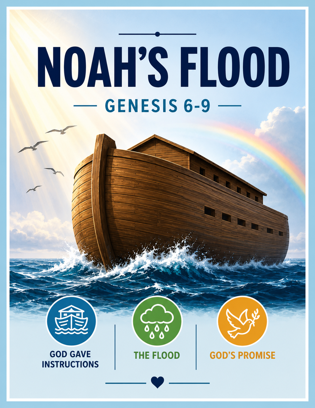 Noah’s Ark Bible Study Plan | Understanding the Flood Story | Printable Christian Curriculum