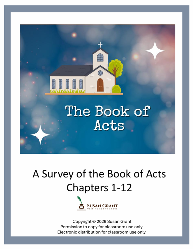 Book of Acts Bible Study Unit | Bible History Curriculum with Maps, Charts & Teaching Outlines | Christian Homeschool & Bible Class Lessons (Grades 4–Adult)