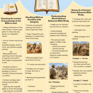How to Understand the Bible - Book 1 - Infographic